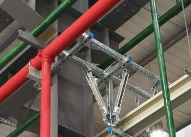 安源该抗震支架的整体式支吊架结构协调性好